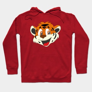 Smiling Tiger Funny Cute Gift Hoodie